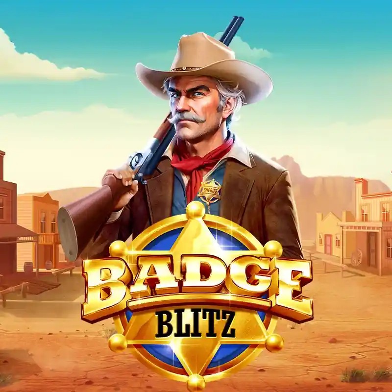 Badge Blitz game by Pragmatic Play – logo hosted on Yoyo Casino