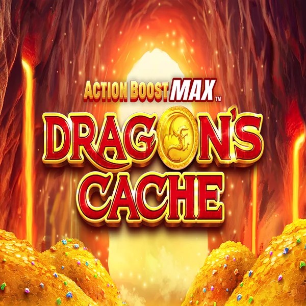 Action Boost Max Dragon's Cache game by SpinPlay Games – logo hosted on Yoyo Casino