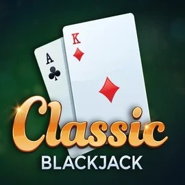 Classic Blackjack slot logo by Red Tiger Gaming at Yoyo Casino