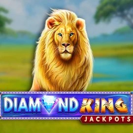 Jackpots logo of Diamond King Jackpots from SpinPlay Games at Yoyo Casino