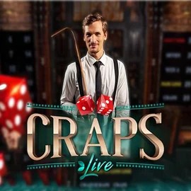 Live Craps slot visual from Evolution available on yoyospins.eu