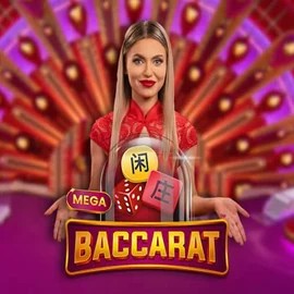 Mega Baccarat logo – Live Casino by Pragmatic Play at Yoyo Casino
