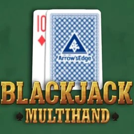 Multihand Blackjack online game logo by Pragmatic Play on yoyospins.eu