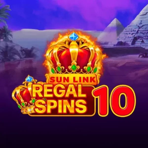 Regal Spins 10 online game logo by PatePlay on yoyospins.eu