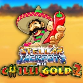 Stellar Jackpots with Chilli Gold x2 logo – Jackpots by Lightning Box Game at Yoyo Casino